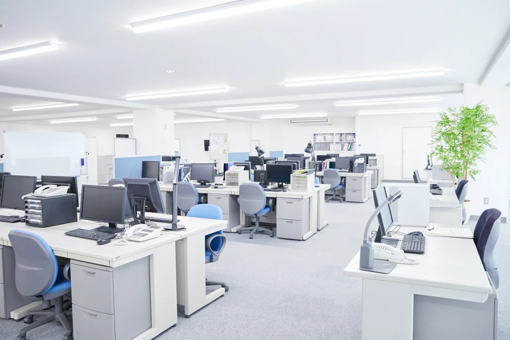 高圧電力を使用している企業オフィス